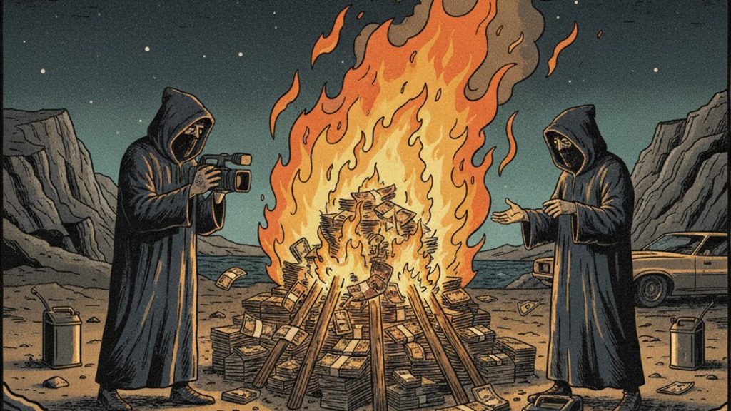 The KLF burned a million pounds