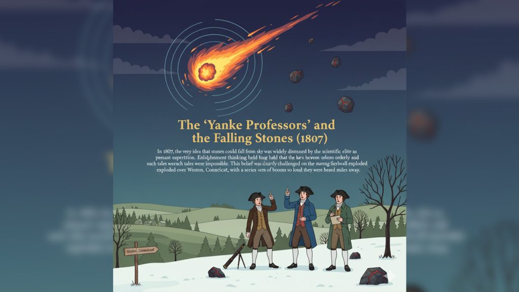 The Yale professors and the Falling Stones - The 1807 Weston Meteorite