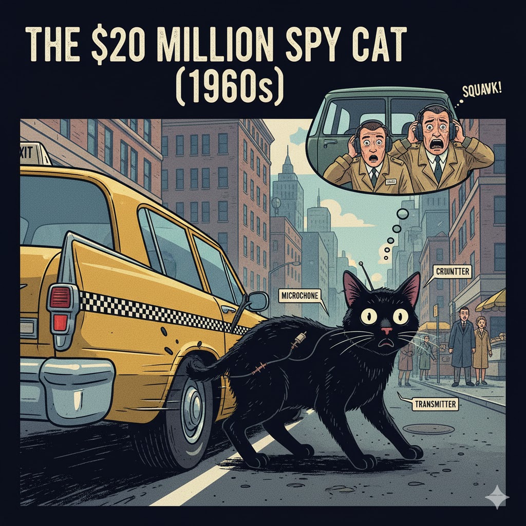 bizzare musical moments-The $20 Million Spy Cat