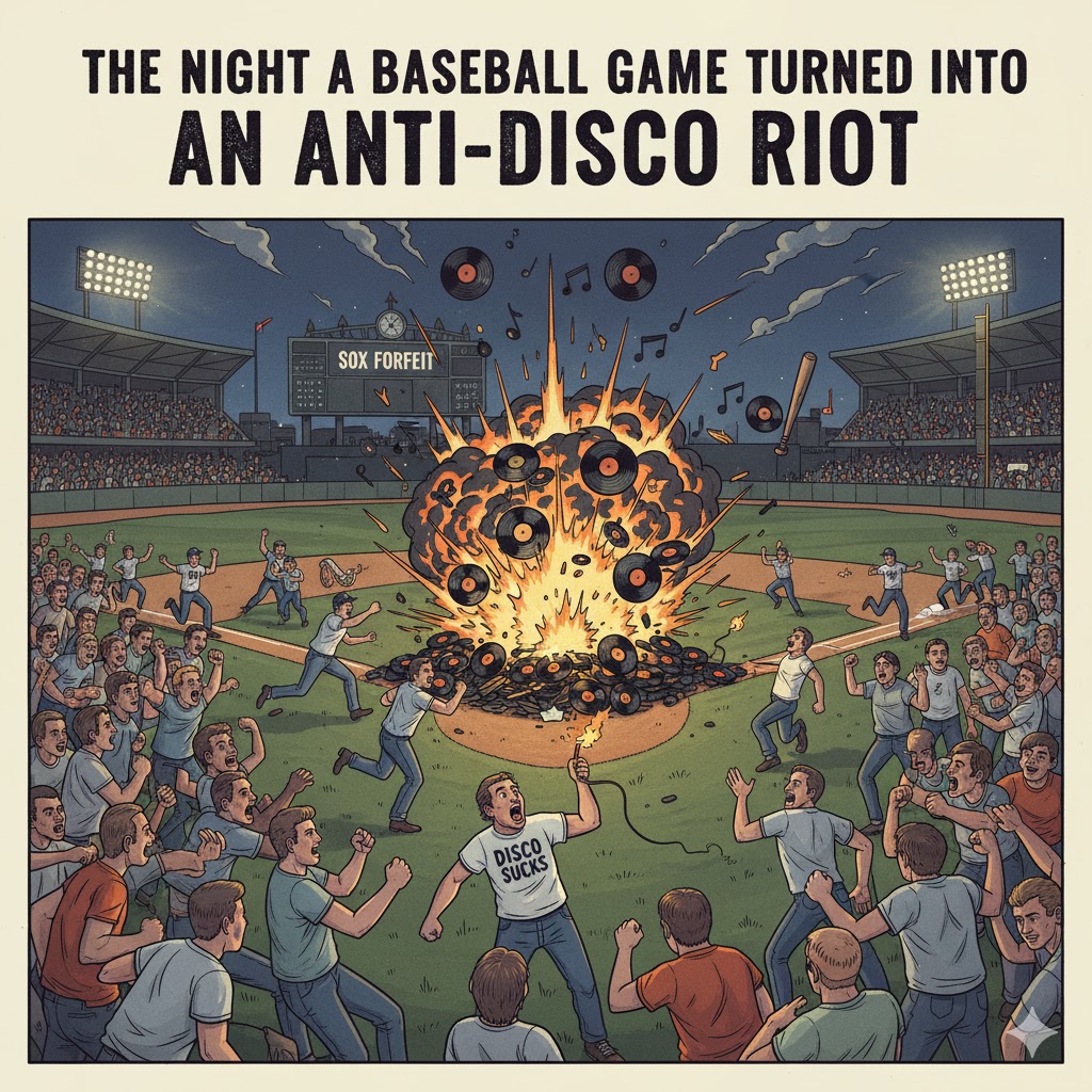 bizzare musical moments- The Night a Baseball Game Turned into an Anti-Disco Riot.
