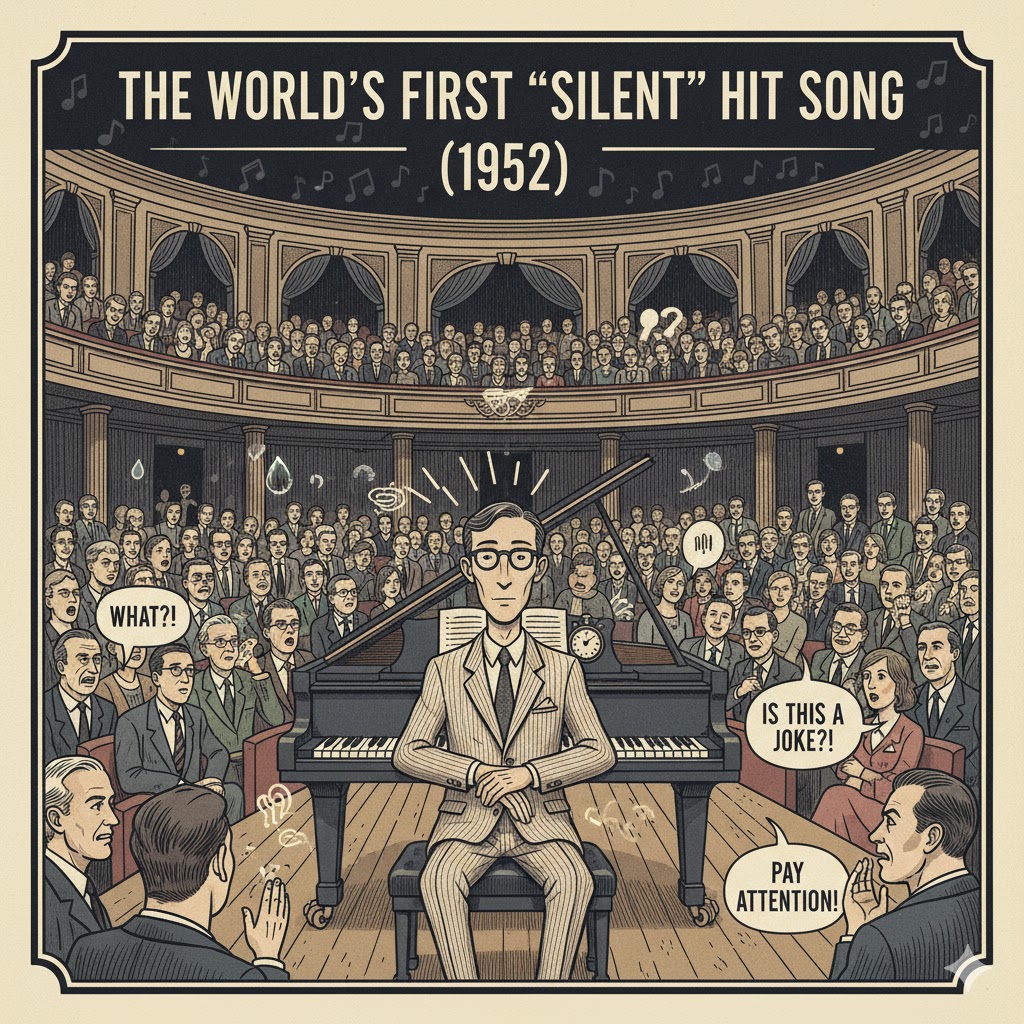 bizzare musical moments- The World's First 'Silent' Hit Song (1952)